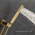 2021 Polished Brass Bathroom Shower Head Commercial